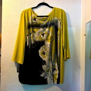 JM Collection- Woman Embellished Top sz 2x